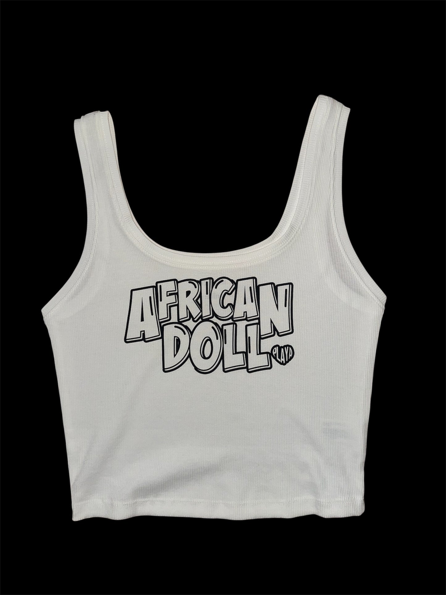 African Doll Cropped Tank