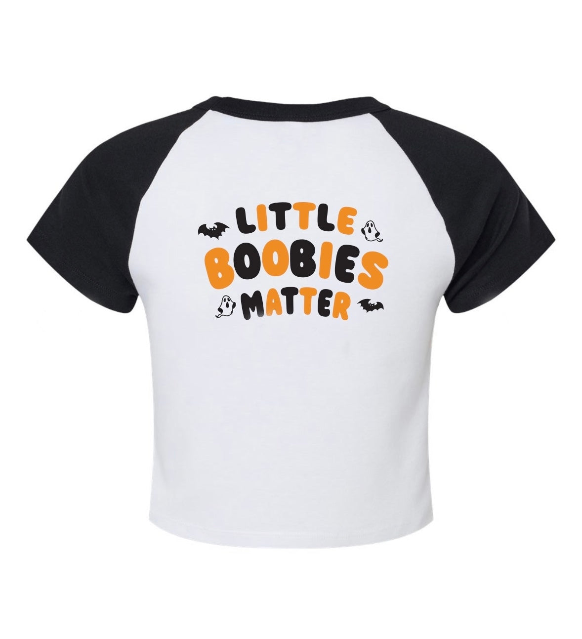 Little Boobies Matter Crop Tee Halloween Edition