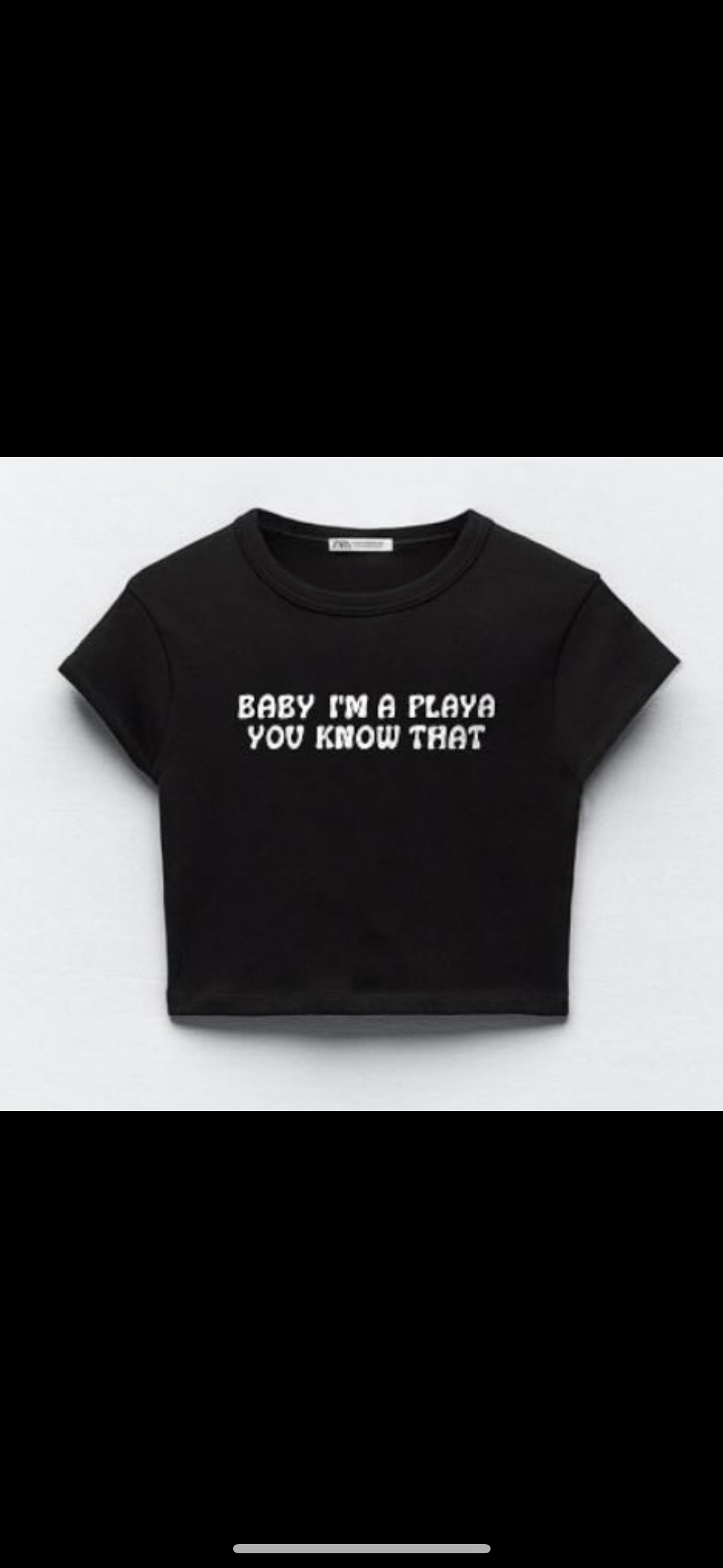 Baby im a playa baby tee