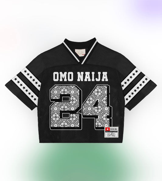 Black Omo Naija Jersey Shirt